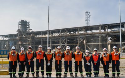 Estudiantes de Técnico en Metalurgia de la UA realizaron visita técnica al Complejo Metalúrgico Altonorte
